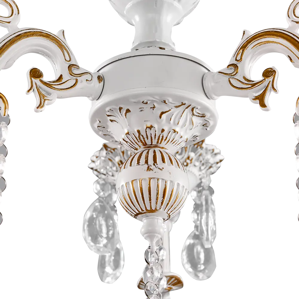 Люстра СЕМЬ ОГНЕЙ Эветта - элегантное освещение с хрустальными подвесками 85242585 STLM-0060363 - Вид №5