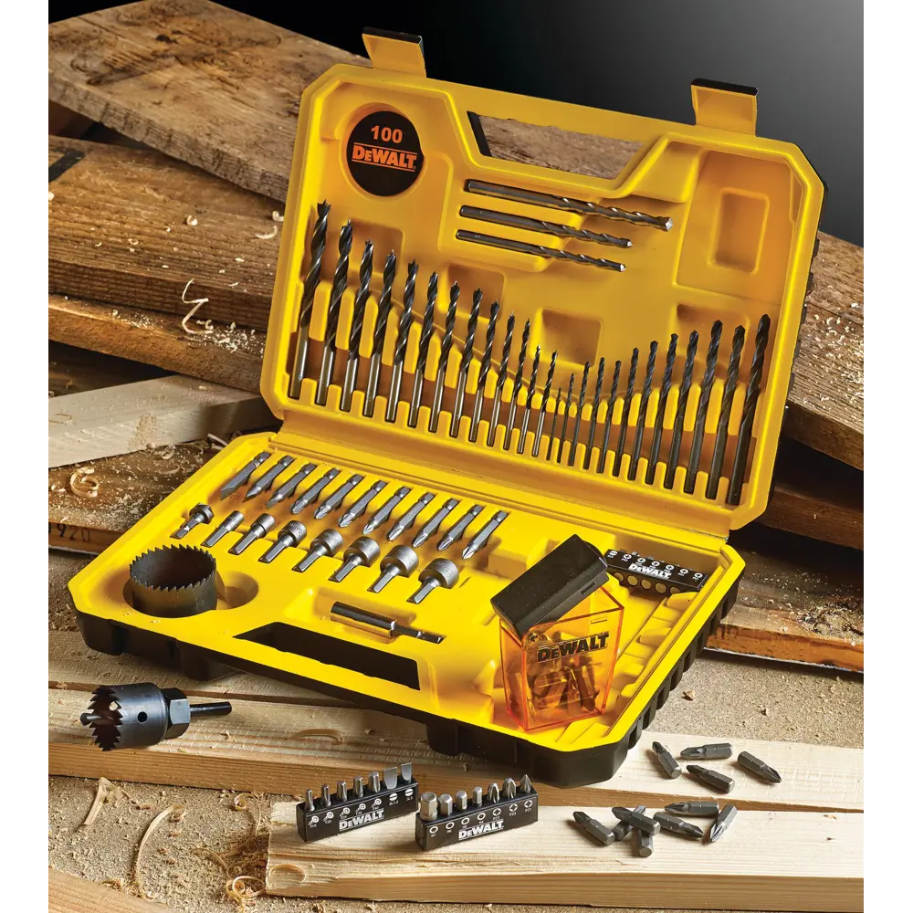 Набор сверл и бит Dewalt DT71563, 100 предметов STLM-2125651 - Вид №8