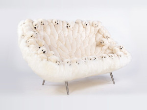 2-местный диван из полиэстера