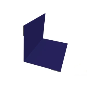 Планка для внутренних углов с полиэстеровым покрытием 2 м цвет синий