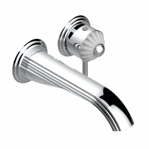 A9B-6541B Trim only for Built-in basin mixer with spout (two x 1/2'' inlets and one 1/2'' outlet), without waste Thg-paris Jaipur с матовым хрусталём Хром