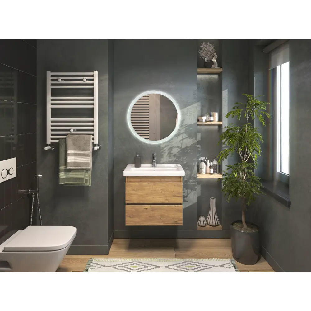 Зеркало Vigo Matteo Comfort с интеллектуальной подсветкой и антизапотеванием 89359106 STLM-1414374 - Вид №6