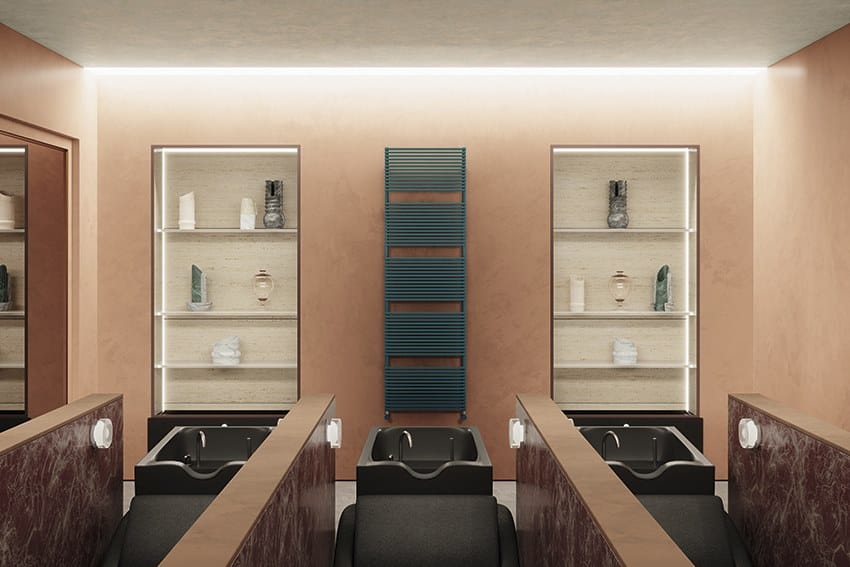 Настенный стальной вертикальный полотенцесушитель Tubes основы ARCH-00094814