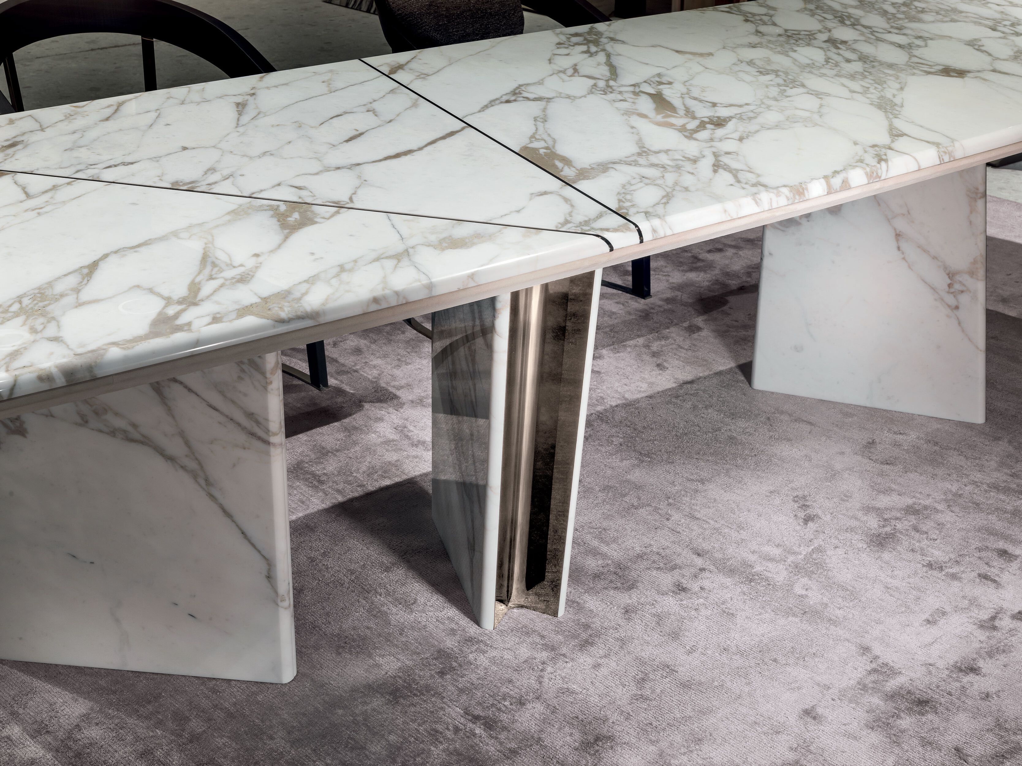 Прямоугольный обеденный стол из натурального камня Longhi Blooming ARCH-00092217 - Вид №5