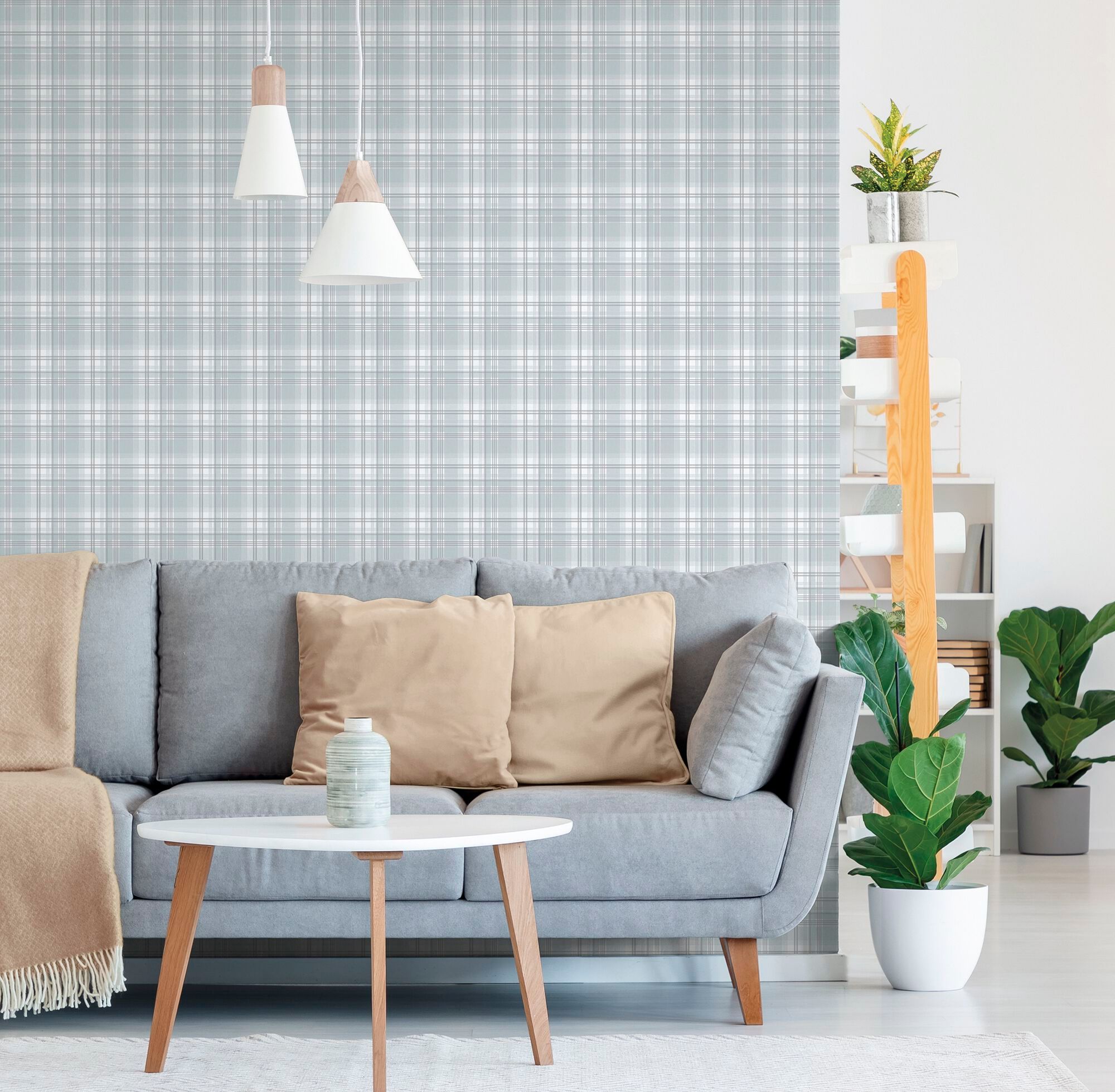 Клетчатые обои ICH Essential Stripes ARCH-00006749 - Вид №10