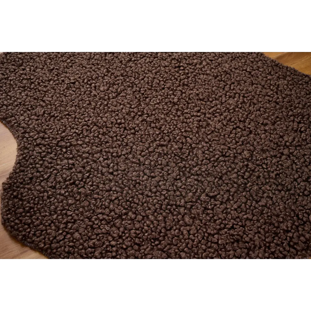 Ковер Teddy 60x90 см полиэстер цвет коричневый Santreyd STLM-2183691 - Вид №2