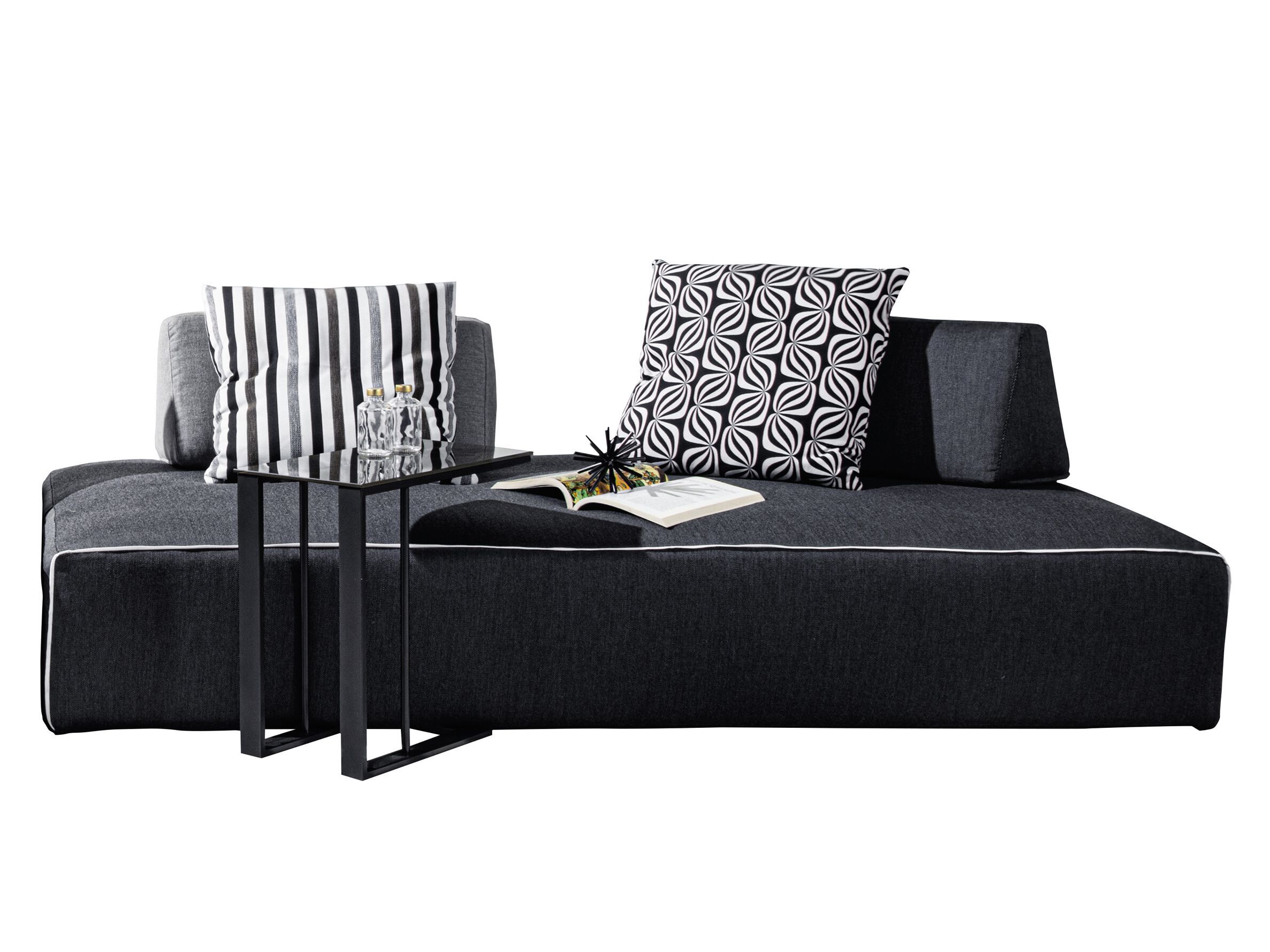 Тканевый модульный съемный садовый диван GRUPPO FOX вне двери ARCH-00125914