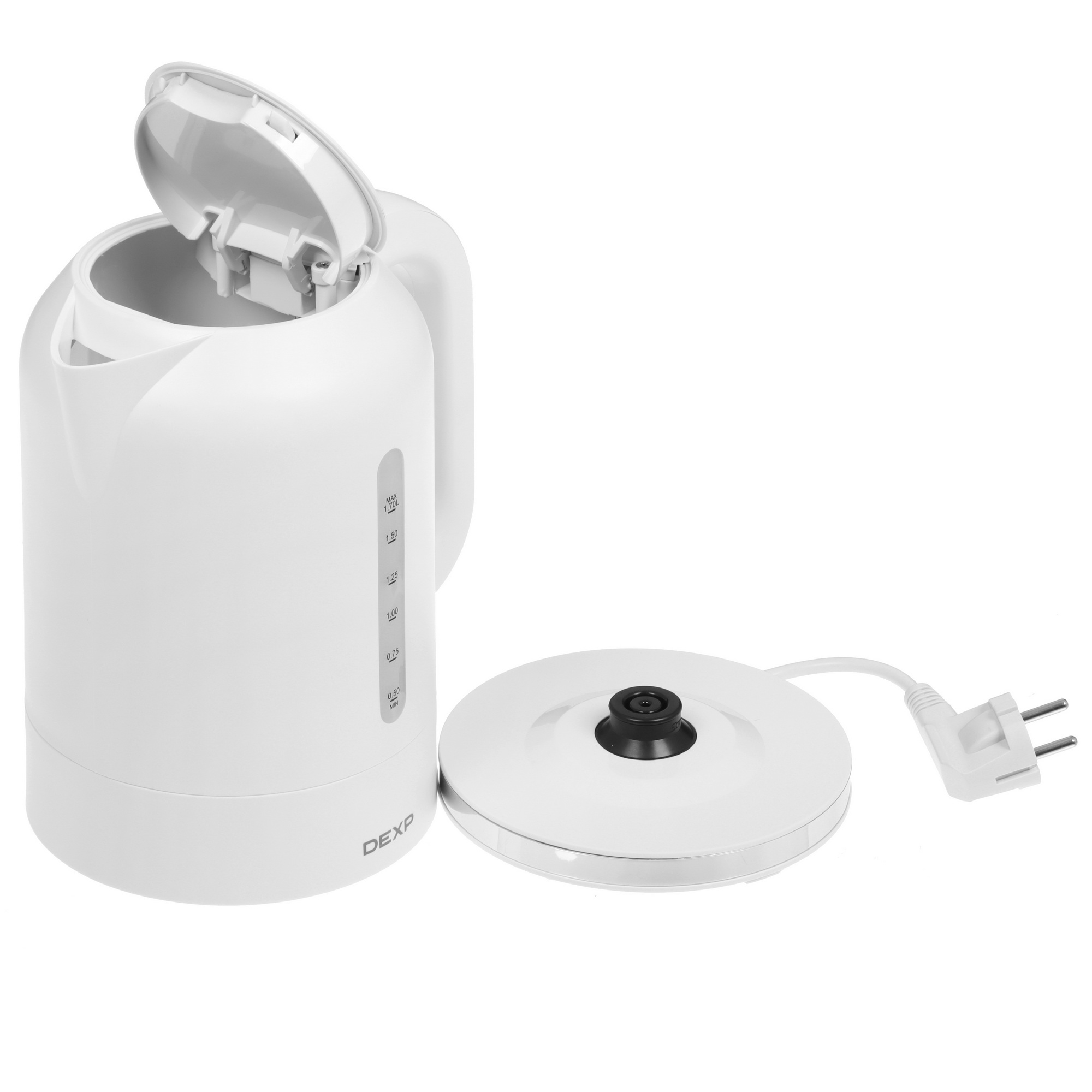 9051405 Электрочайник DEXP EK-P18W белый STDN-0127797 - Вид №4