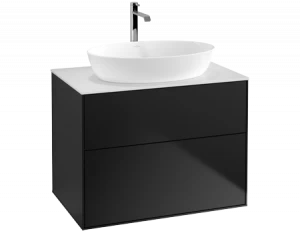 Villeroy&Boch Тумба под раковину Прямоугольная версия F87100PD Finion Black Matt Lacquer