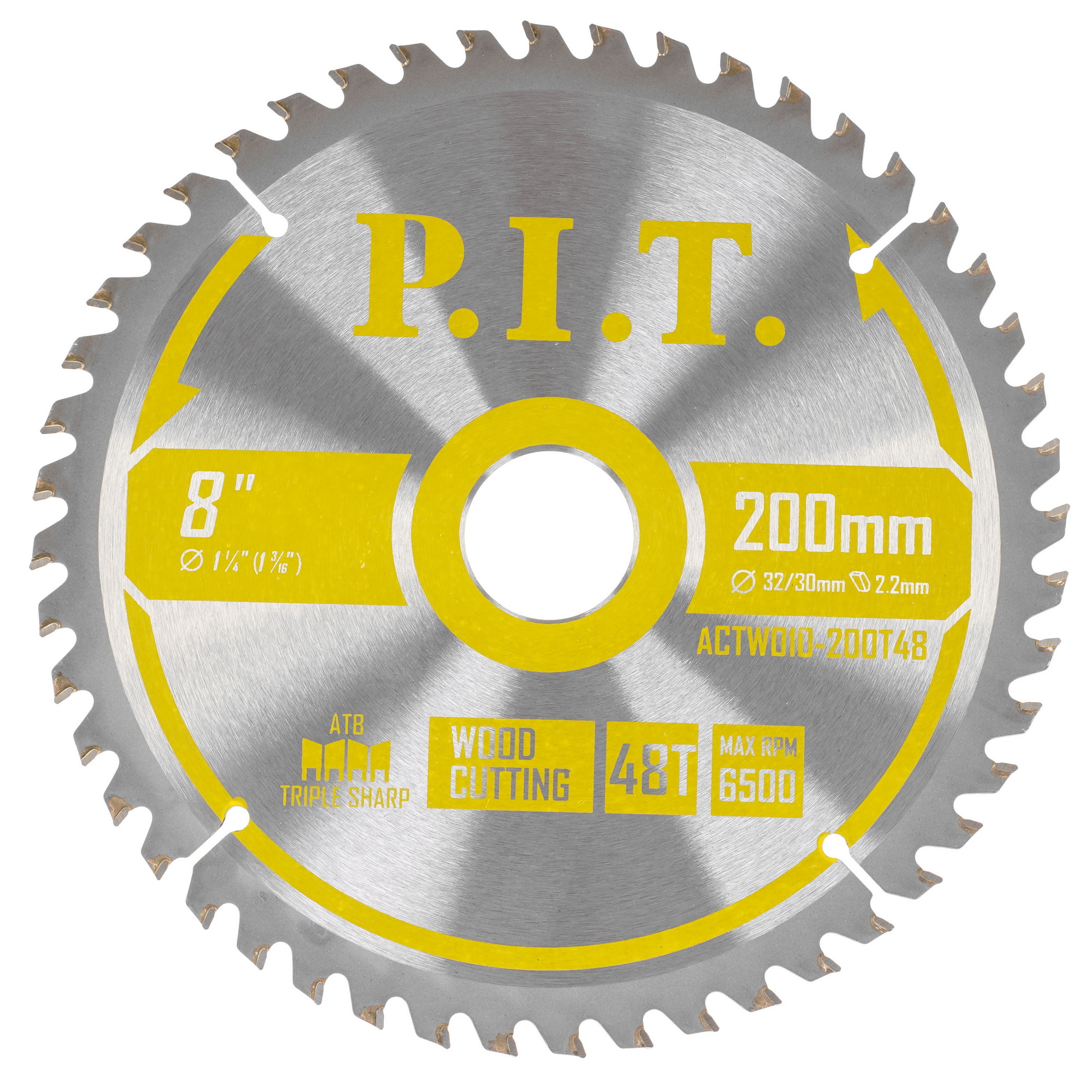 Диск пильный P.I.T. ACTW10-200T48 9196788 PIT STDN-0009165