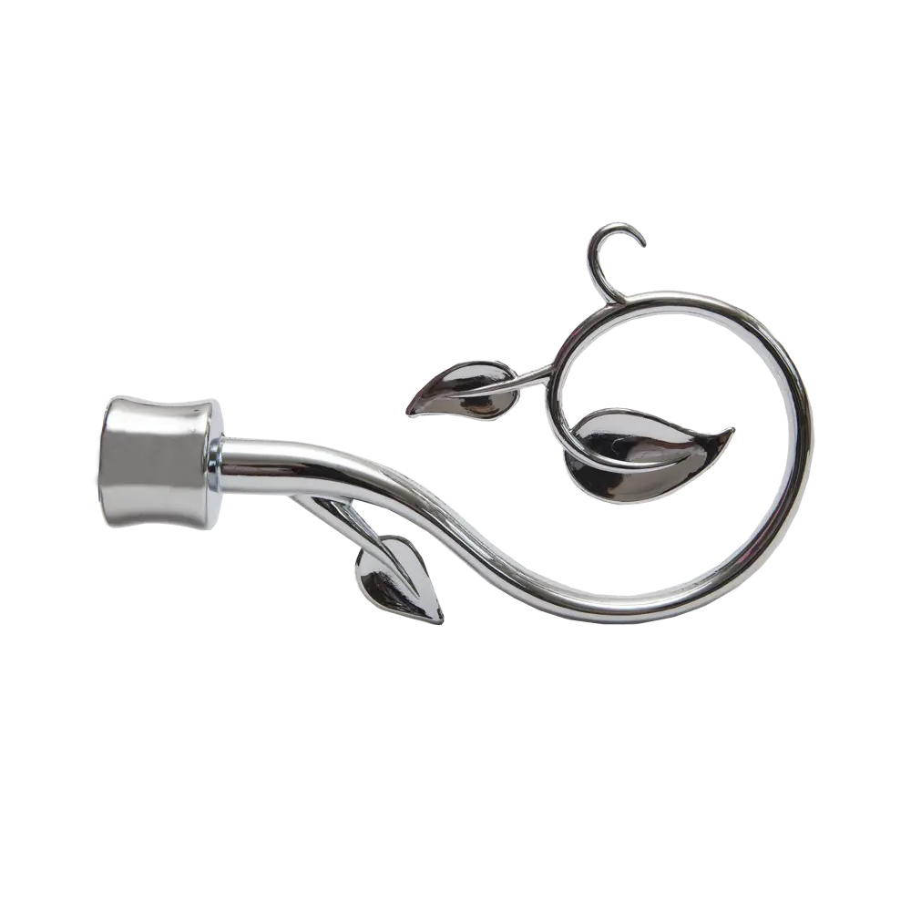 Наконечник «Вьюнок» 12.7 см цвет хром INSPIRE STLM-2043583