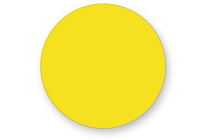 17264694 Знак безопасности Желтый круг на двери И16, D-150 мм, пленка, плоттерная резка 00-00010687 Стандарт Знак