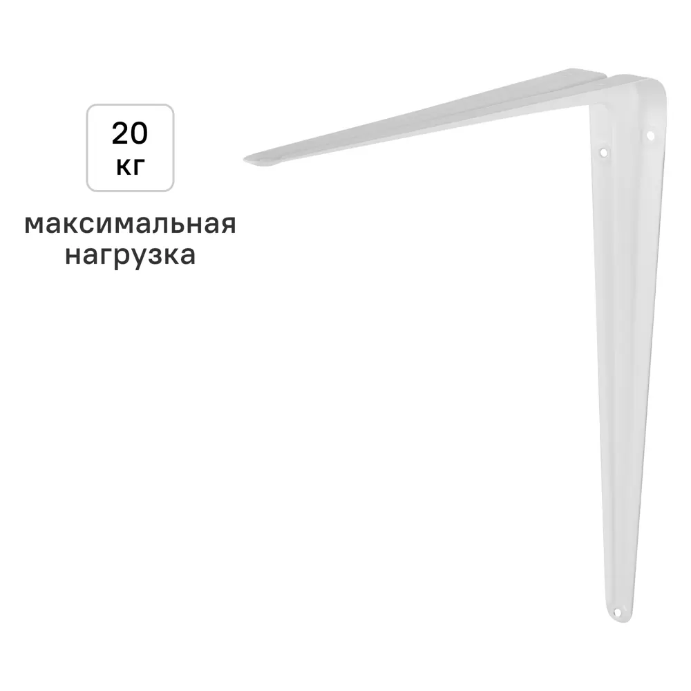 Утилитарный кронштейн Normo 25x30 см нагрузка до 20 кг цвет белый Santreyd STLM-2074234
