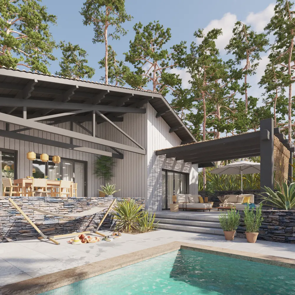 Опора для гамака Naterial Isma 299x112.5 см сталь бежевый STLM-2032510 - Вид №9