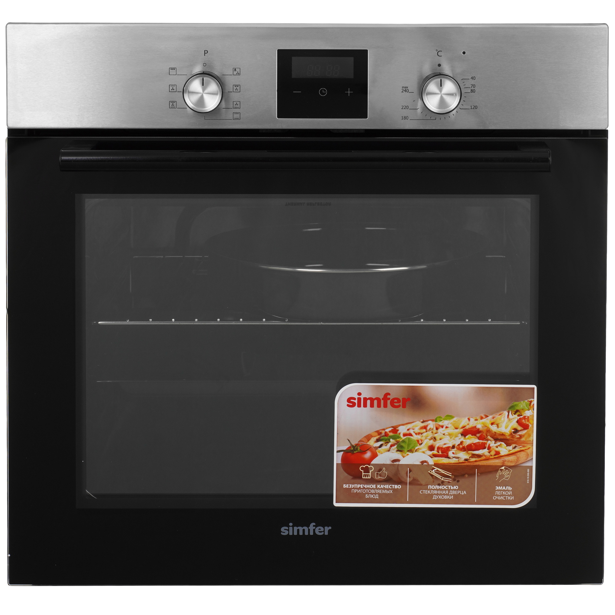 9280260 Духовой шкаф электрический Simfer B6EM56070 + Варочная поверхность газовая Simfer H60Q40M400 STDN-0024481 - Вид №1
