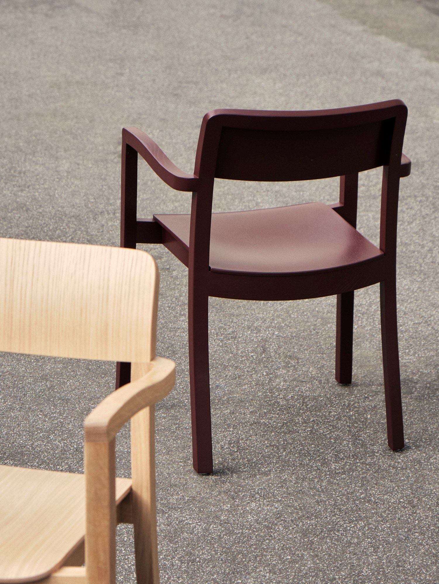 Деревянный штабелируемый стул с подлокотниками Hay Pastis ARCH-00080530 - Вид №9