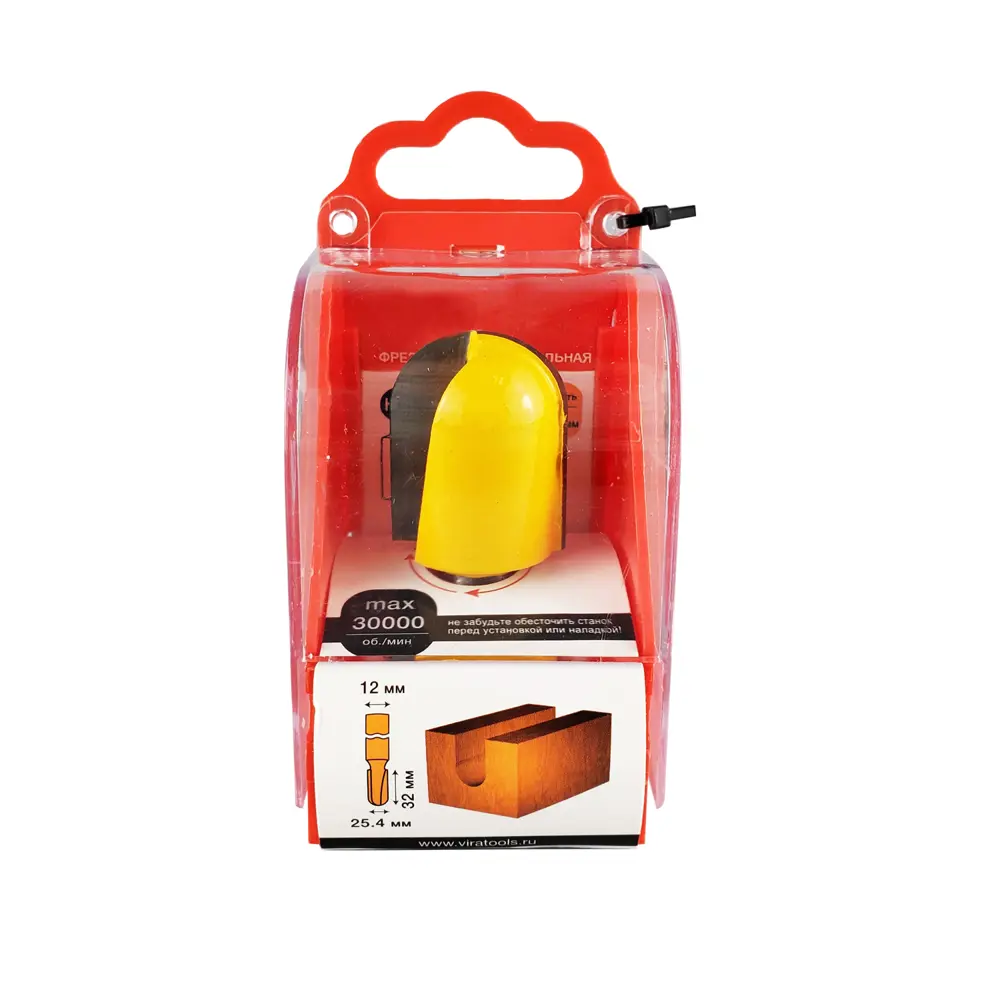 Фреза по дереву пазовая галтельная 553344 25.4x32 мм хвостовик 12 мм Santreyd STLM-2189746 - Вид №3