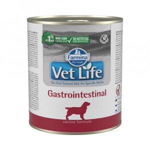 ПР0058318 Корм для собак Vet Life Gastrointestinal при заболеваниях ЖКТ паштет банка 300г Farmina