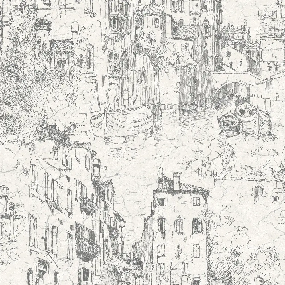 Обои флизелиновые WallSecret Luciano черно-белые 1.06 м 8642-10 STLM-2029961 - Вид №1