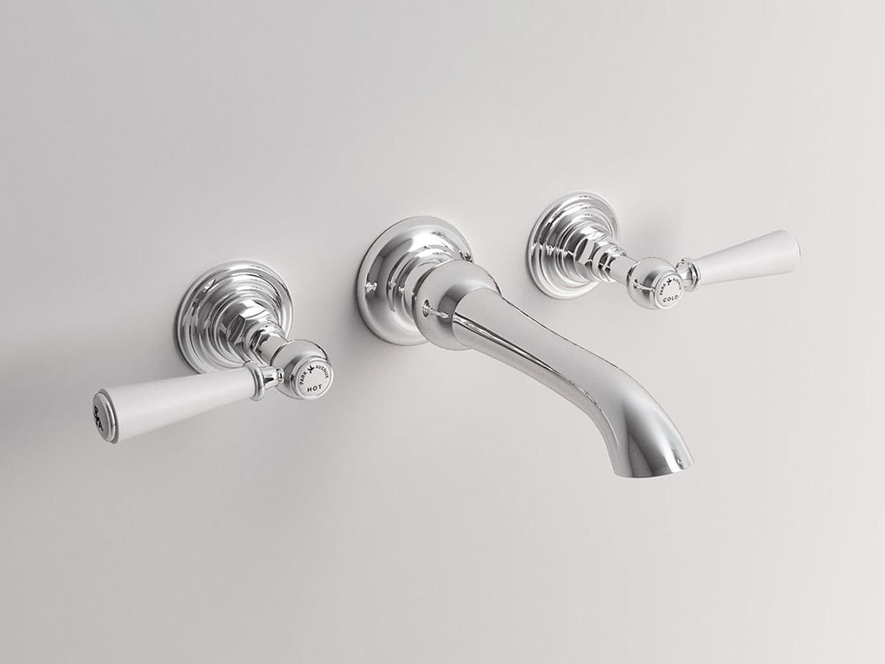 Настенный смеситель для раковины с раздельными розетками Park Avenue Astaire ARCH-00063729 - Вид №1