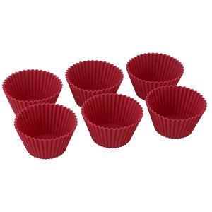 25.420.01.0165 Набор из 6 силиконовых форм для приготовления кексов cupcake Silikomart