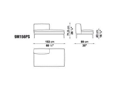Угловой диван из ткани B&B Italia Michel ARCH-00050009 - Вид №26