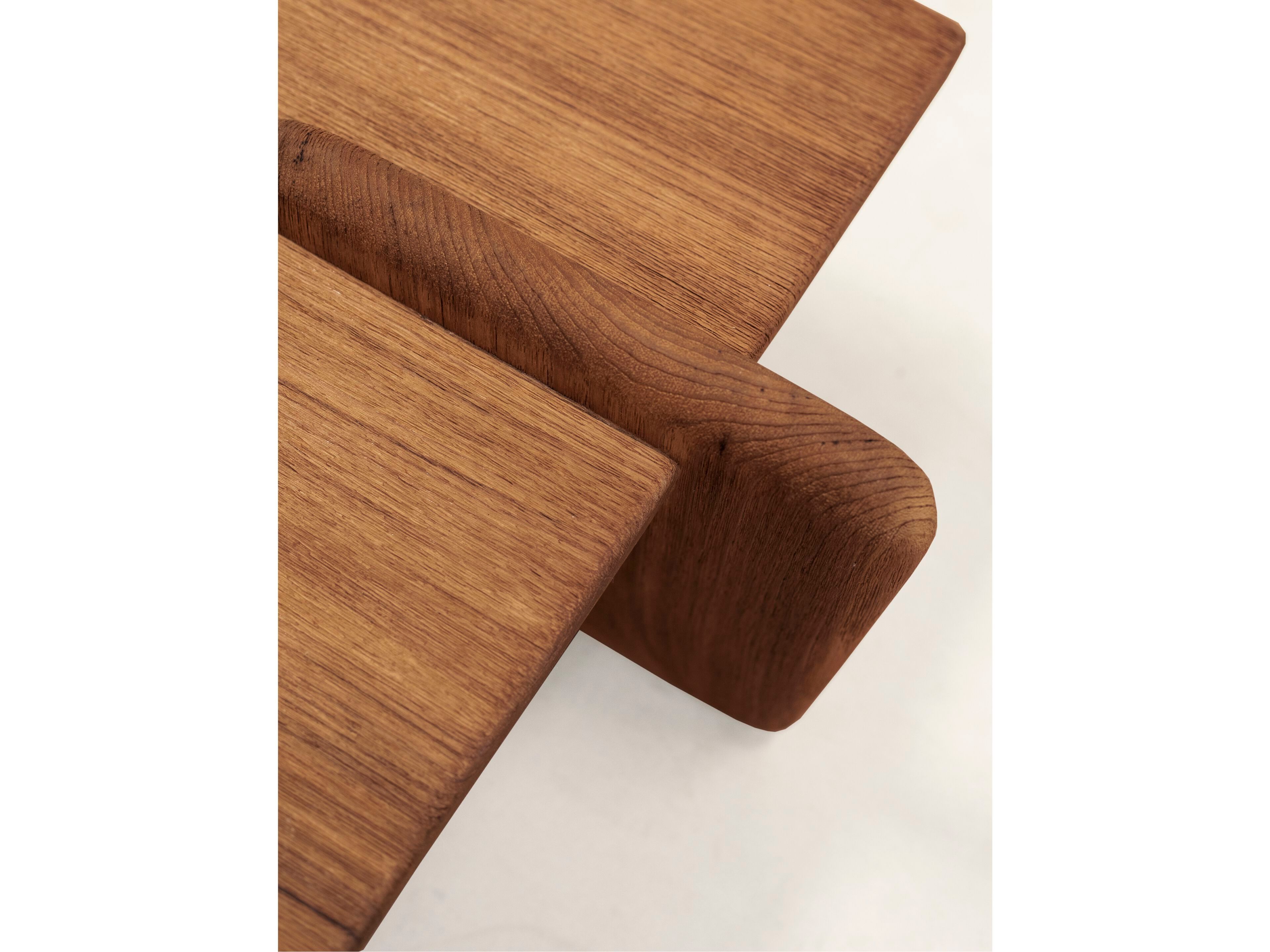 Прямоугольный журнальный столик из тикового дерева Phantom Hands X + L ARCH-00097112 - Вид №4