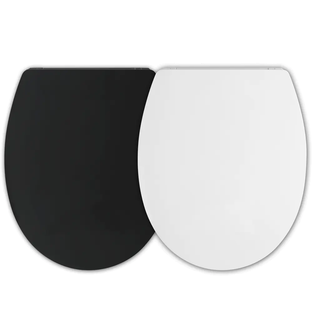 Сиденье для унитаза KONSENSA Силла овал с микролифтом цвет белый STLM-2123723 - Вид №10