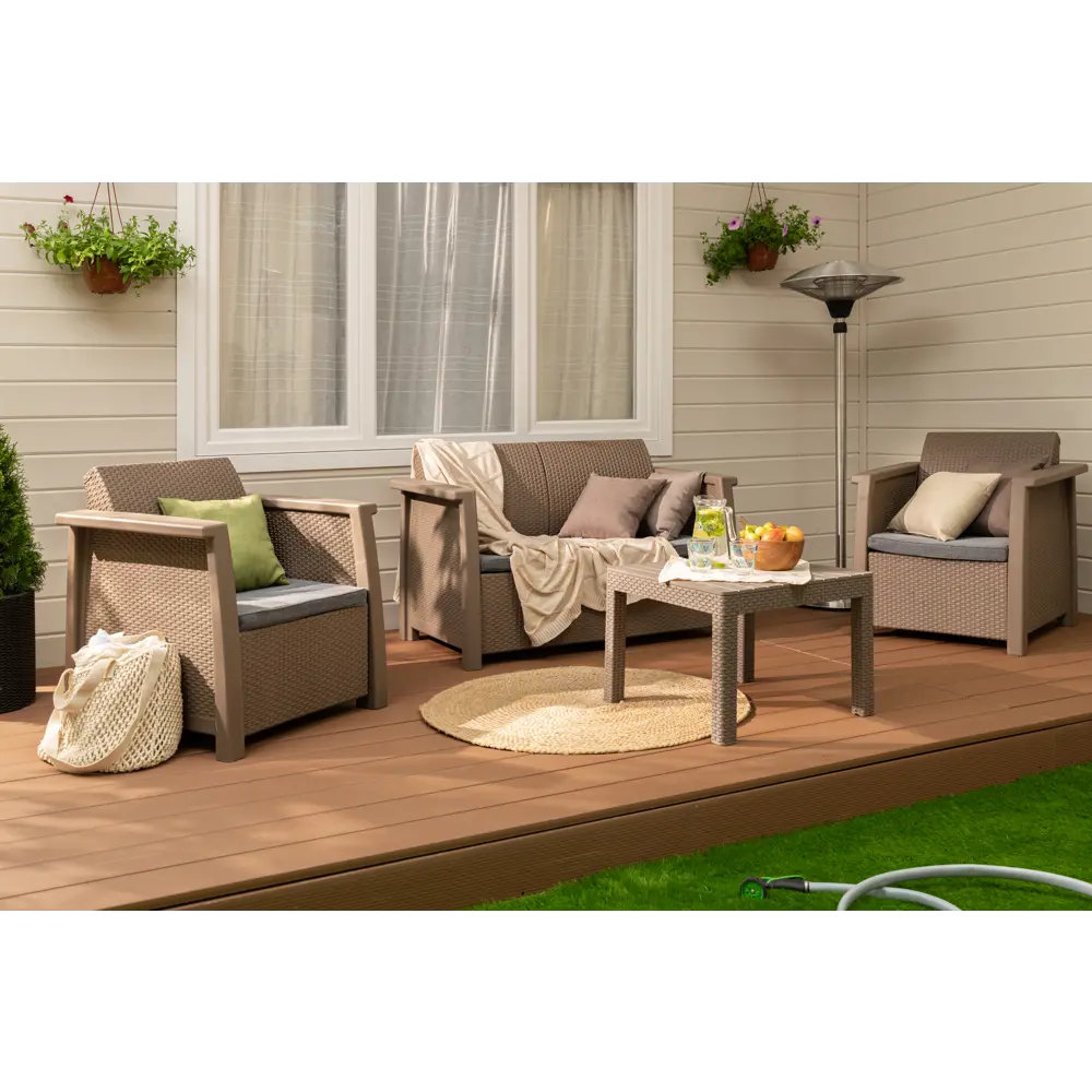 Набор садовой мебели для отдыха Toledo Set капучино Santreyd STLM-2002953 - Вид №6