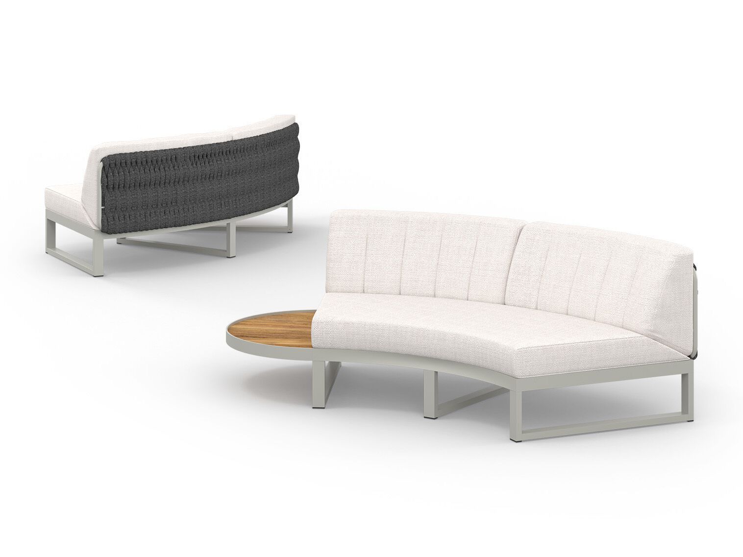 Модульный изогнутый садовый диван из ткани MAMAGREEN Munia ARCH-00037883 - Вид №13