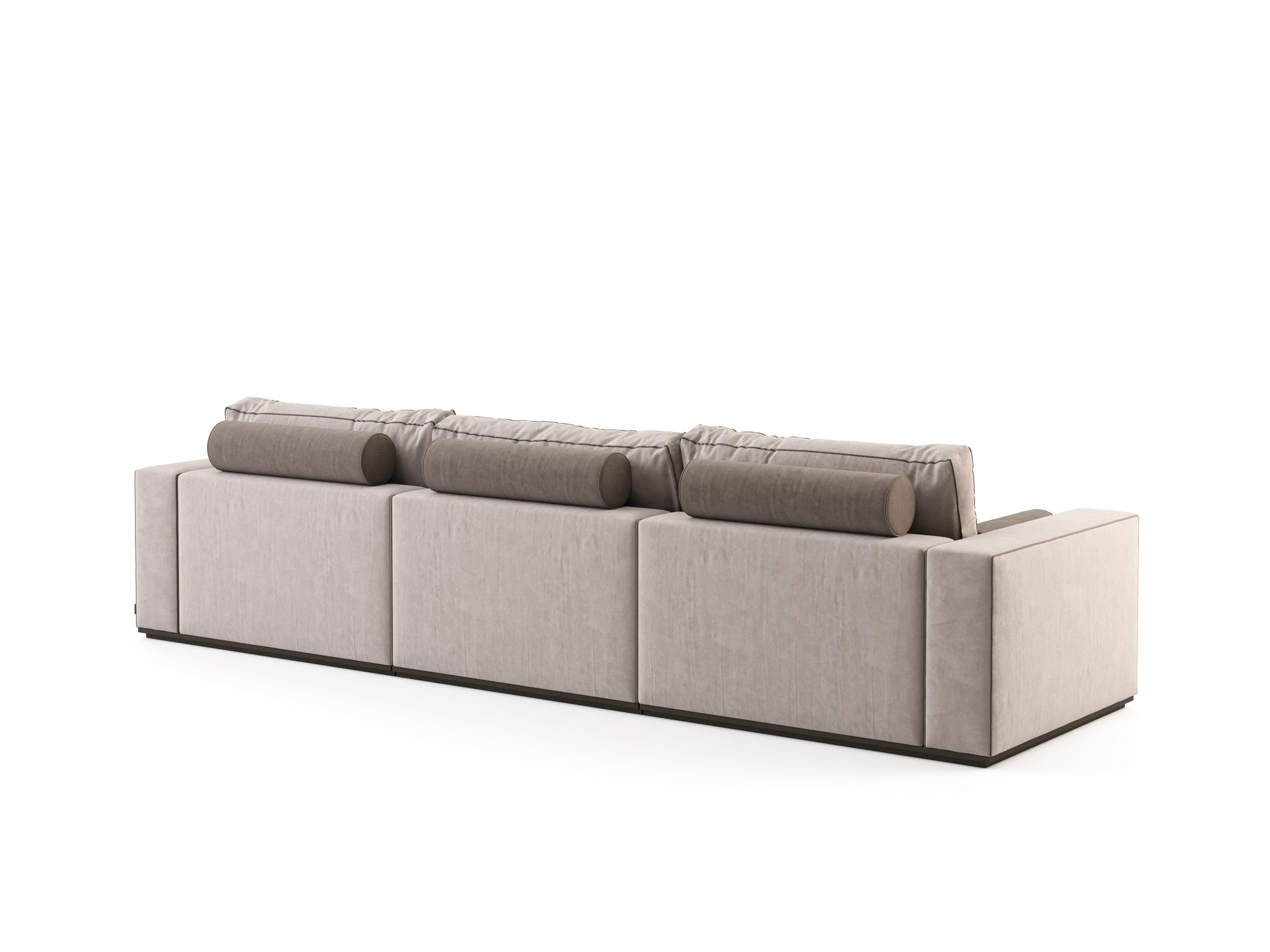 Бархатный диван с полуостровом Stylish Club Fortune ARCH-00130179 - Вид №3