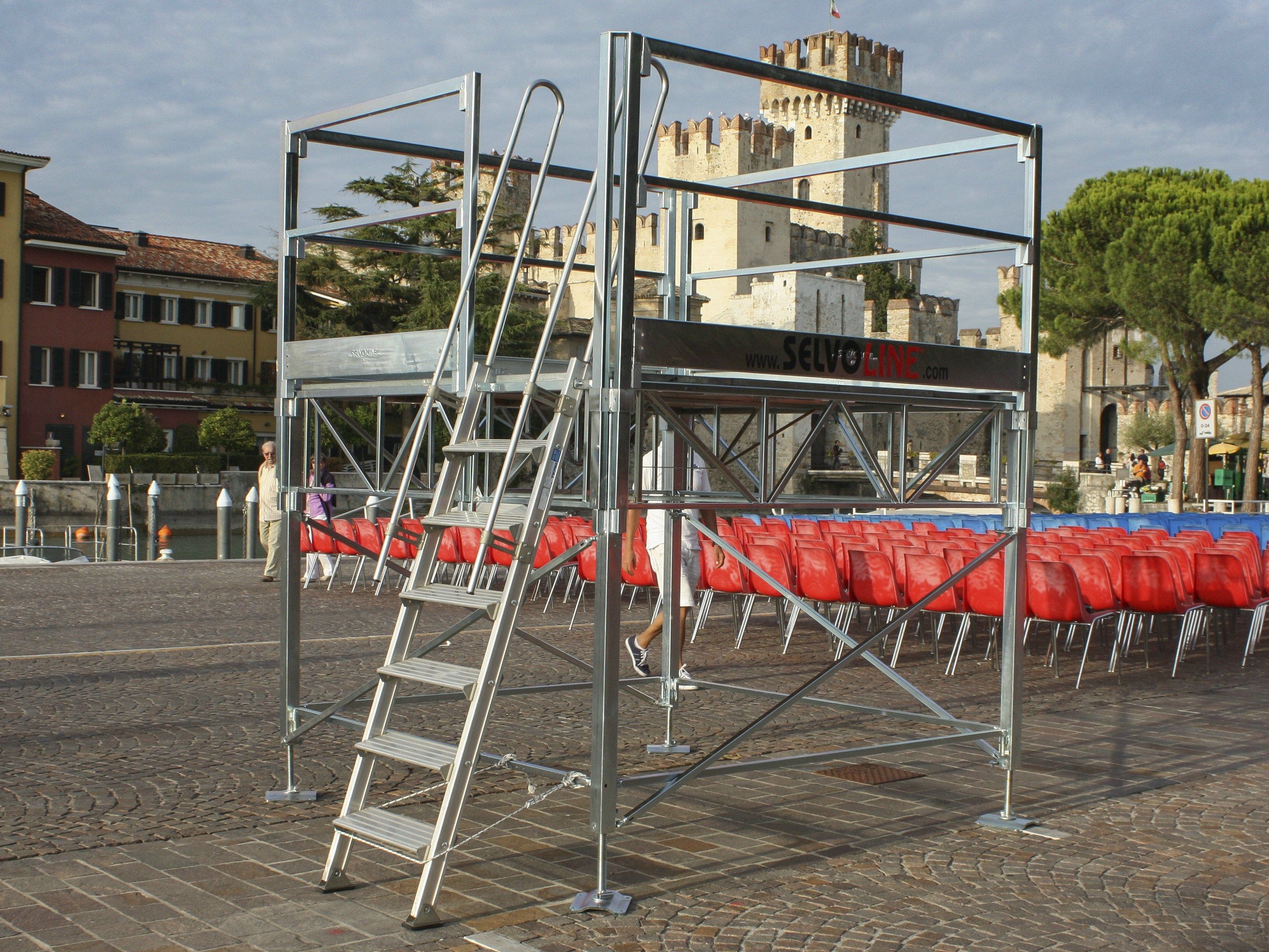Помост SELVOLINA Palco riprese TV, regia e comizi ARCH-00129530