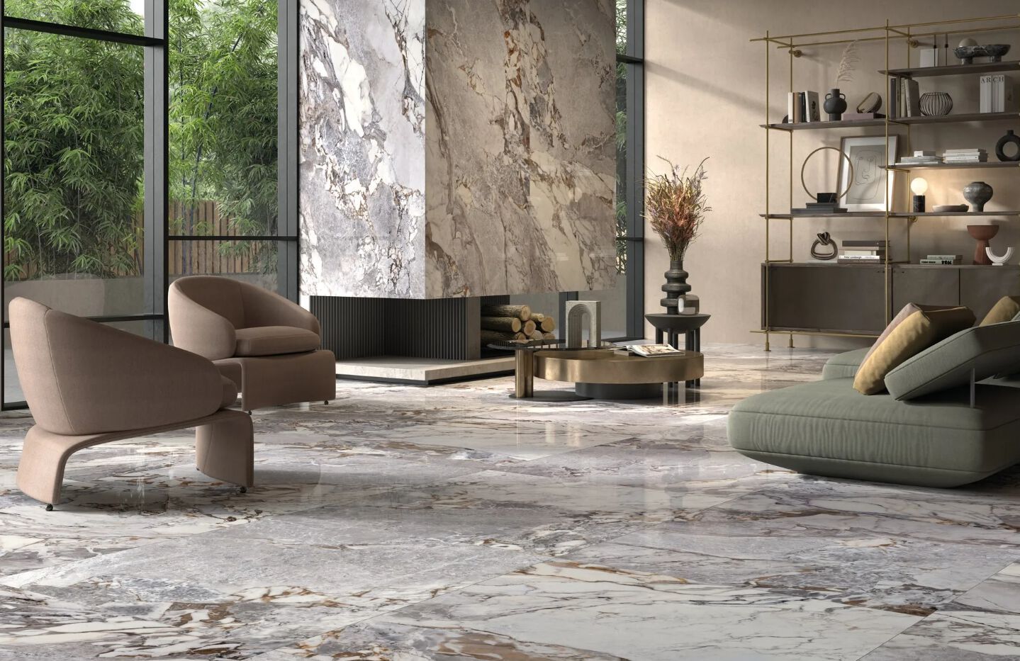 Пол / напольное покрытие из керамогранита с мраморным эффектом LaFaenza AESTHETICA ARCH-00073594 - Вид №44