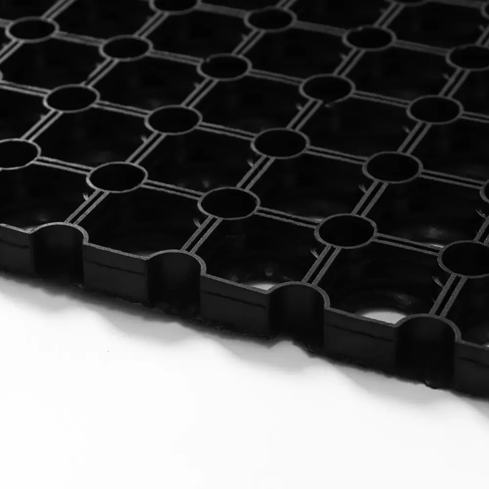 Коврик грязезащитный каучук Amigo 25x75 см цвет черный STLM-2152090 - Вид №2