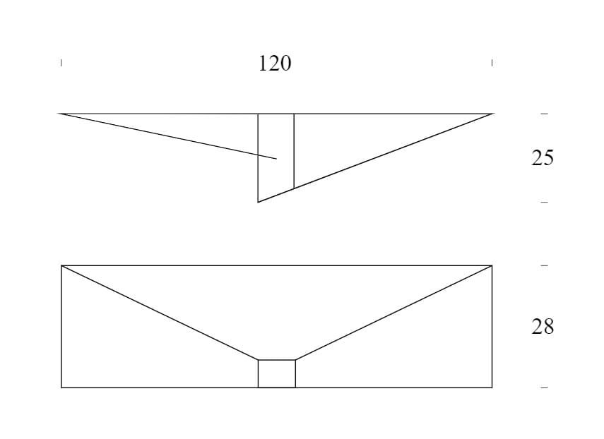 Окрашенная металлическая подвесная прямоугольная консоль Tonin Casa ARCH-00057368 - Вид №3