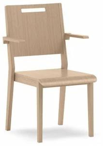 PIAVAL Штабелируемый стул из бука с подлокотниками Swing | health & care 32-11/t4