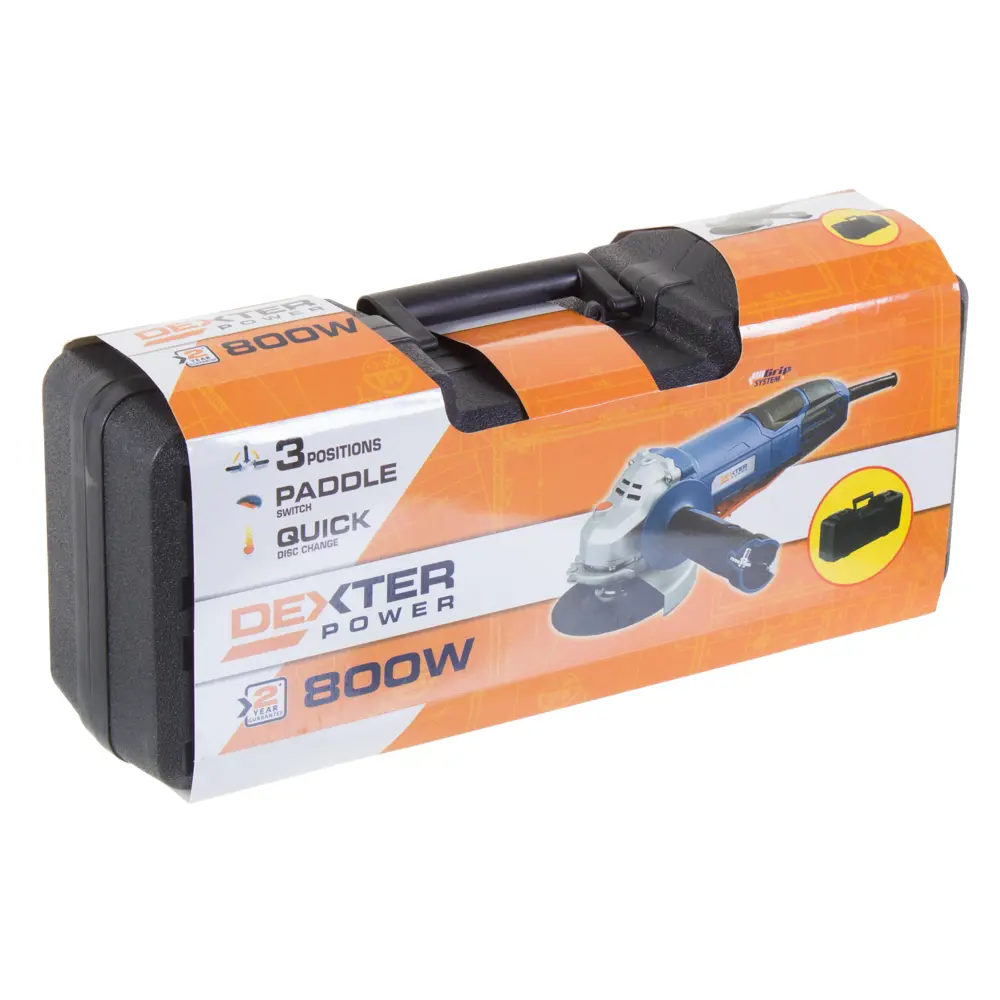 УШМ (болгарка) Dexter Power, 800 Вт, 125 мм STLM-2034513 - Вид №3