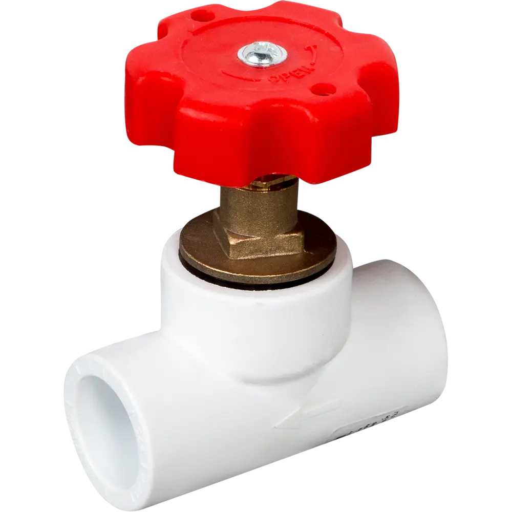 Вентиль запорный PN20 25x25 мм ручка барашек полипропилен Santreyd STLM-2119062