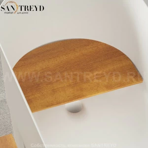 Деревянное сиденье для ванны IMMERSION ироко