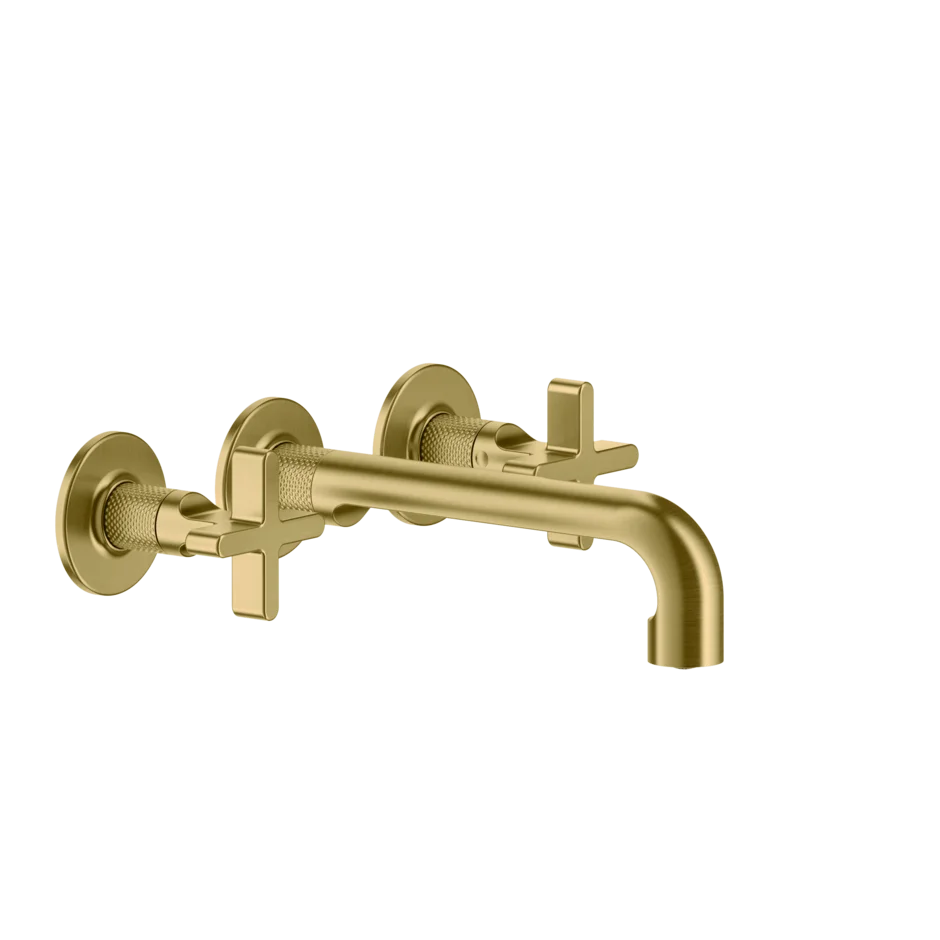 Группа умывальников 58190 716 Gessi Inciso PVD С ЗОЛОТОЙ ЩЕТКОЙ 58190716