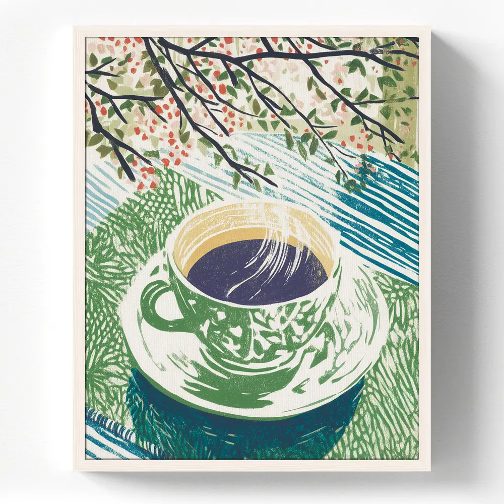 Картина в раме Кофейная кружка 40x50 см цвет разноцветный POSTERMARKET STLM-2102657