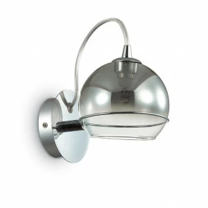 Настенный светильник бра Chivalry Discovery Fade AP1 IDEAL LUX  088355 Прозрачный;серебро