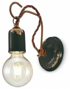FERROLUCE Настенный керамический светильник с фиксированным кронштейном Vintage C665