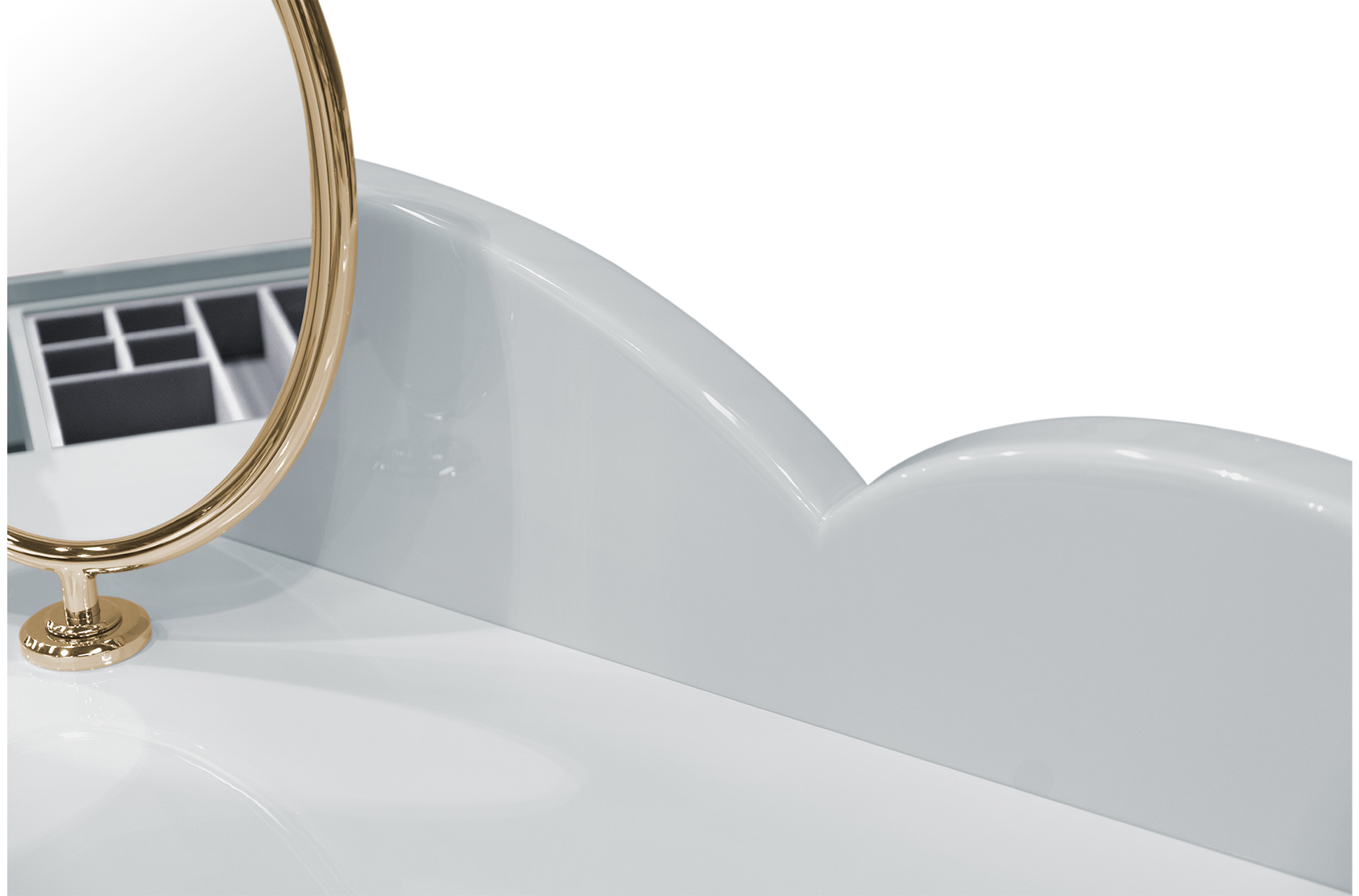 CIST363 Детский туалетный столик Консоль тщеславия Cloud Circu  - Вид №6