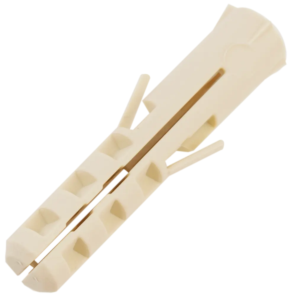 Дюбель для полнотелых материалов PND-8 8x40 мм нейлон цвет бежевый 10 шт ЕВРОПАРТНЕР STLM-2061662 - Вид №1