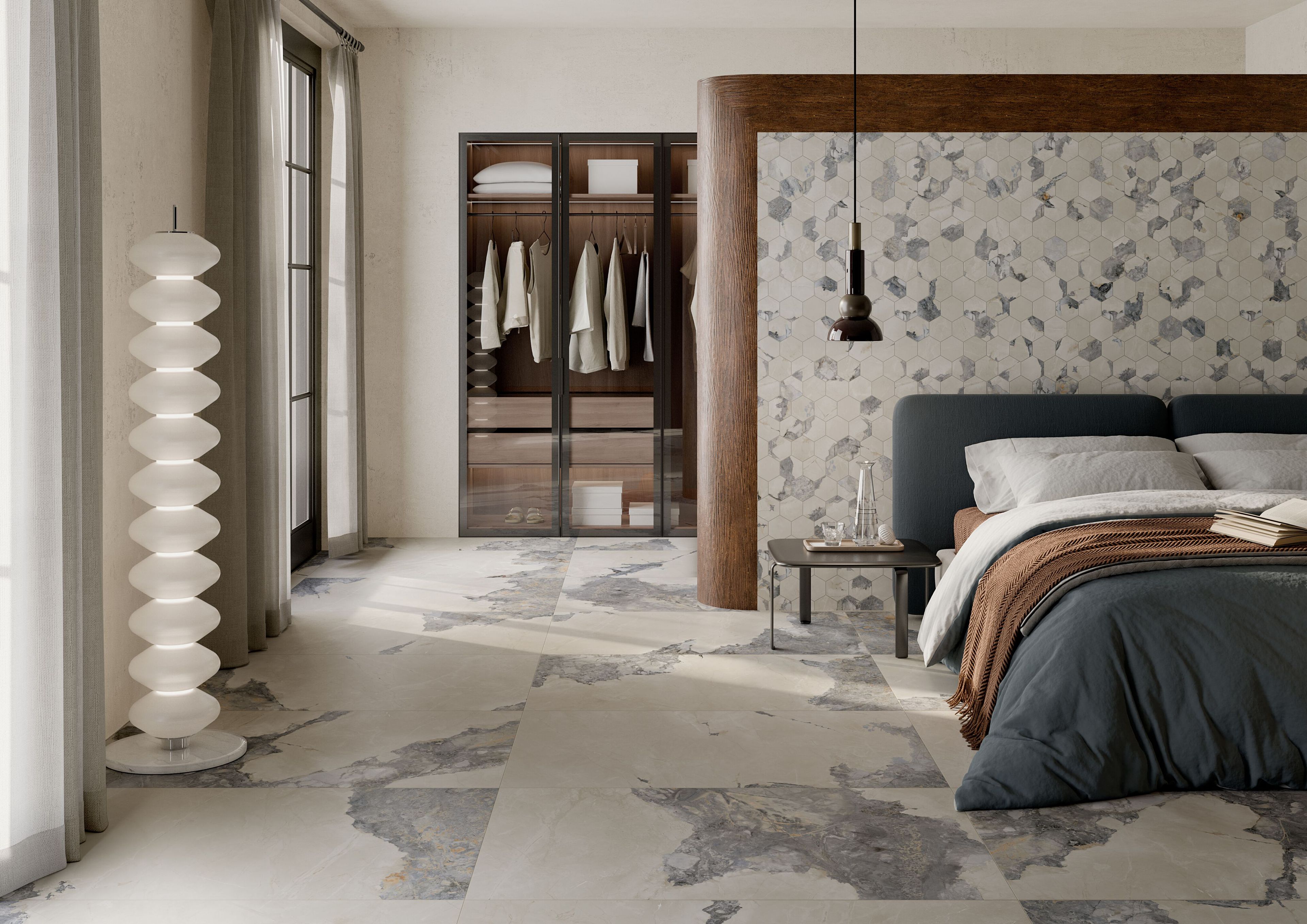 Пол / керамогранит с мраморным эффектом Ceramica Rondine INVISIBLE ARCH-00106333 - Вид №5