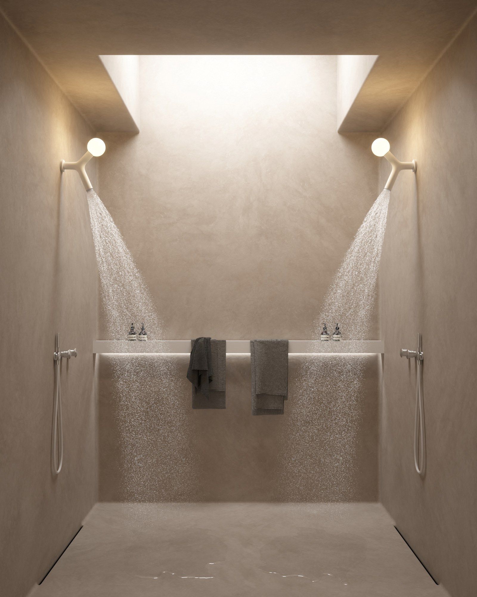 Алюминиевый держатель для полотенец / полка для ванной комнаты Antoniolupi LETTERAMUTA ARCH-00043110 - Вид №4