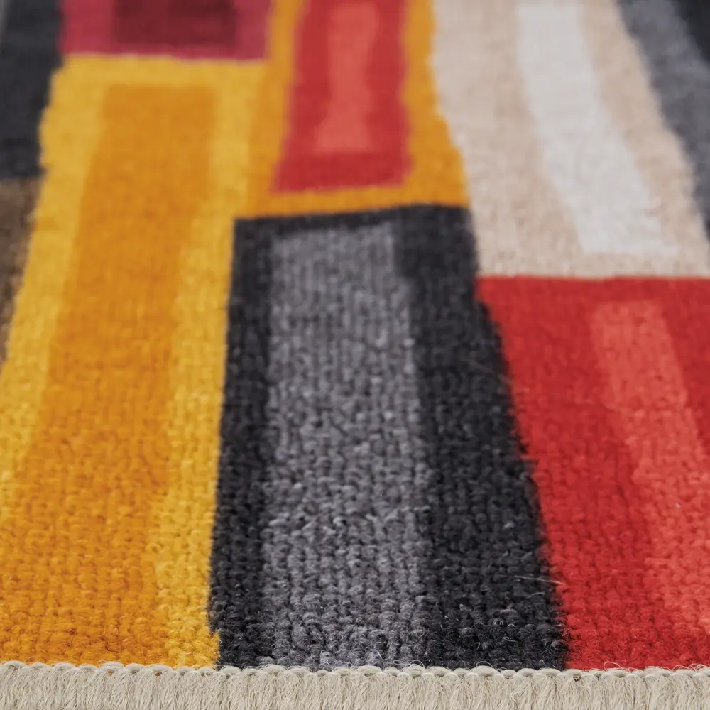 Коврик Ctim Стелла 40x60 см нейлон цвет жёлтый/оранжевый STLM-2044830 - Вид №2