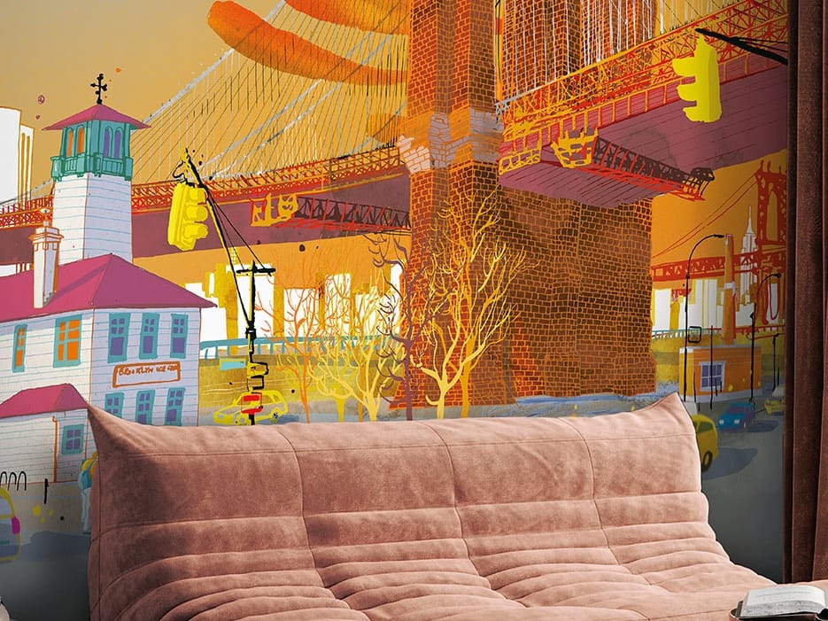 Обои с перспективной тематикой trompe l'Oeil, экологически чистые WallPepper коллекция 2022 ARCH-00027520