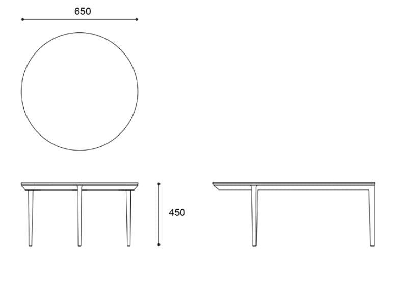 Круглый деревянный журнальный столик SP01 Etoile ARCH-00137209 - Вид №26